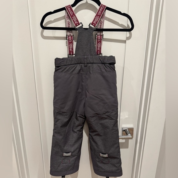 Souris Mini snowsuit gray and pink size 4 kids skiing snowboarding - Picture 9 of 11